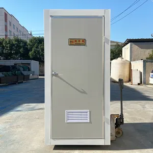 Vorgefertigte Dusch toiletten Camping im Freien Mobile öffentliche tragbare chemische Toilette Kunststoff-Außen toilette für Park