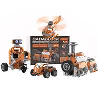 Kit de Sensor Programable Hiwonder DaDablock, Bloques de Construcción Gráficos Basados en ESP32 para Coche Robótico, Kit de Aprendizaje STEM
