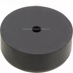 Patins en caoutchouc ronds noirs antidérapants et amortissants <span class=keywords><strong>pour</strong></span> équipement audio et vidéo, hauteur 26 mm, protège-pieds en caoutchouc - Product Image 4