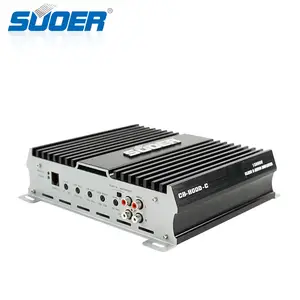 Suoer CB-800D-C monobloco classe d mono 2400w de potência do carro amplificador do carro amplificador de potência do carro