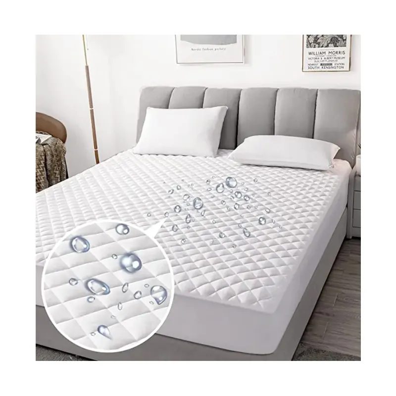 Queen Home Matratzen schoner-100% wasserdichter geste ppter Matratzen bezug für Queen-Size-Bett mit tiefer Tasche bis zu 16''