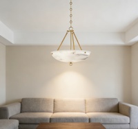 Lampe suspendue moderne soufflée à la main, design américain, luminaire de luxe pour villa, hôtel, salon, chambre à coucher