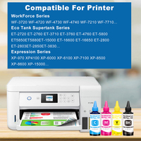 Tinta Transfer Sublimasi Label Kustom 100ML untuk Semua Printer Desktop Epson, Kit Isi Ulang Tinta Sublimasi untuk Printer Epson