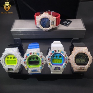 Blingdiam đồ trang sức sang trọng đồng hồ 925 Bạc VVS1 moissanite Ice out kim cương chất lượng cao vượt qua Kim Cương Tester người đàn ông Phụ nữ - Product Image 2