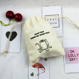 Bolsa de lino y algodón de fábrica al por mayor con Calicó cordón <span class=keywords><strong>Bikini</strong></span> cuchara de viaje para manualidades pegatinas marcos de fotos - Product Image 3