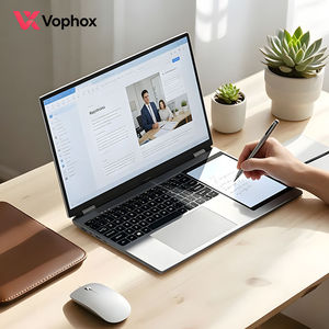 Laptop OEM 15.6 Pollici con Doppio Schermo, <span class=keywords><strong>Intel</strong></span> N95, 32GB RAM, 2TB SSD, Riconoscimento Facciale a Infrarossi, Schermo Secondario Touch, Retroilluminazione RGB, Notebook all'Ingrosso - Product Image 1