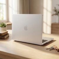 Étui pour ordinateur portable en PP mat sans empreintes digitales, coque rigide anti-rayures pour Apple MacBook toutes versions de puce