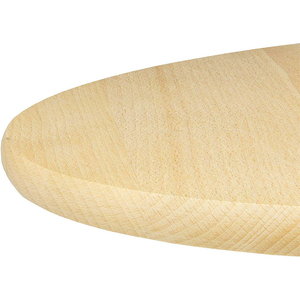 Planche à découper ronde en bois, diamètre 35 cm, épaisseur 2 cm, base rotative pour servir pizzas et desserts - Product Image 4