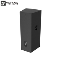 Sistema de Altavoces Profesional Económico VATASA VS-215P Dual de 15 Pulgadas y 650 W, 55 Hz-19 kHz, para Karaoke, Clubes y Bares