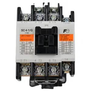 Fuji Duo Series-Contactores 3P 25A 220V, contactor magnético de tipo estándar, AC220V, 1, 2, 1, 2, 2, 3 V