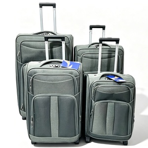 Offre Spéciale : Ensemble de Bagages en Tissu EVA Souple, 4 Pièces, <span class=keywords><strong>Valise</strong></span> à Roulettes Extensible, 2 Roues, Style Vintage, Bagage Cabine de Voyage - Product Image 2