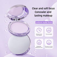 Crème de maquillage à la lavande, résistante à l'eau et à la transpiration, longue tenue, crème fixante minérale violette pour un look naturel et nude