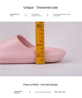 Claquettes personnalisées avec logo imprimé, respirantes, à bout ouvert, en EVA souple, épaisses, effet nuage, pour l'extérieur, été, pour femmes et hommes