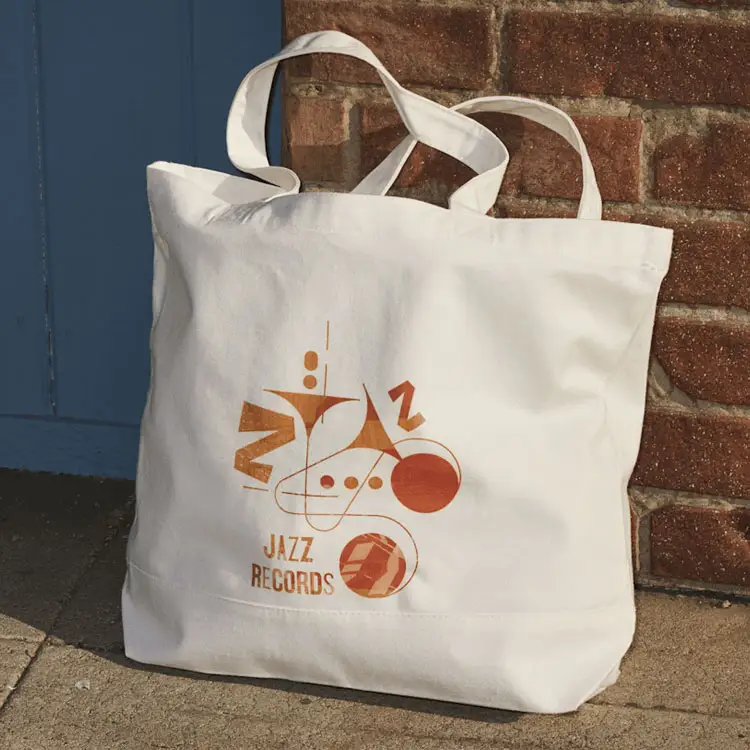 حقيبة حمل قطنية كتف قماشية للنساء والرجال جيب داخلي بسلك مناسب للعمل حقيبة غداء للشاطئ والسفر
