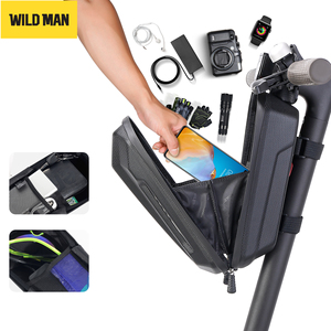 תיק נשיאה לאופניים/קורקינט חשמלי WILD MAN GD9 Plus 3L עמיד למים, תיק לכידון, תיק למסגרת קדמית, תיק לאביזרים - Product Image 5