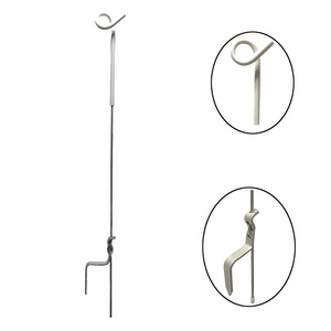 Có thể sạc lại điện polywire Pigtail hàng rào bài cho trang trại và vườn an ninh bền khung kim loại cho chăn nuôi bảo vệ - Product Image 1
