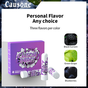 Inhalateur nasal 3-en-1 aux huiles essentielles infusées à la menthe pour le soulagement du stress, rafraîchissant et anti-somnolence - Personnalisé et gratuit - Product Image 2