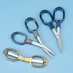 Tesoura de Corte de Peixe Telescópica Mini em Aço Inoxidável, Tesoura Multiuso DIY, Tesoura em Forma de 8 - Product Image 3