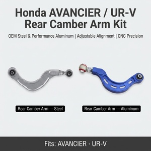 Kit de bras de suspension arrière réglables en acier forgé avec bagues en aluminium pour Honda Avancier UR-V – Vente directe usine en gros - Product Image 1