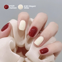 Nouveauté - Vernis à ongles professionnel en gel 7,5 ml - 66 couleurs - Vernis gel UV LED qui se dissout à l'eau - Pour salon de manucure - DIY