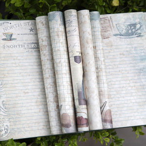 Cuaderno Retro <span class=keywords><strong>Americano</strong></span> Medieval Vintage, 120 Páginas, 4 Estilos, Diario de Papel Grueso para Escribir y Dibujar a Diario - Product Image 3