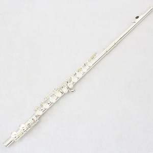 <span class=keywords><strong>Flauta</strong></span> Transversal Plateada de 16 Orificios con Diseño de Orificios Cerrados en Clave de Do - Product Image 1