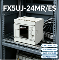 PLC Pequeño FX5UJ-24MR/ES para Máquinas Sencillas, 24 E/S, Tipo Relé, Ethernet, Modelo Económico IQ-F