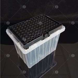 XZ LAB SUPPLIES หัวปิเปตเจลใสขนาด 10 ไมโครลิตร 96 ชิ้น พร้อมชั้นวางสำหรับใช้ในห้องปฏิบัติการ - Product Image 6