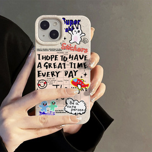 Ốp điện thoại silicon mềm hình thỏ dễ thương dành cho <span class=keywords><strong>iPhone</strong></span> 14 Pro Max 12 XS, thiết kế sáng tạo đẹp mắt, bảo vệ <span class=keywords><strong>camera</strong></span> cho Apple - Product Image 2