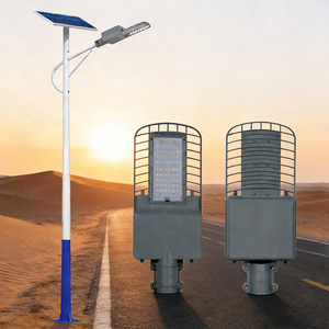 Farola Solar para Exteriores, Diseño Familiar, 60W, Luces Solares para Calle, IP66 Impermeable, para Uso en Todas las Estaciones del Año - Product Image 1