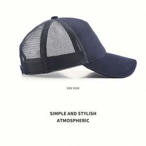 Casquette de baseball vintage décontractée personnalisée de couleur unie pour l'extérieur, vente en gros, promotionnelle pour la saison - Product Image 5