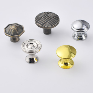 European Style Zinc Alloy <b>Cabinet</b> <b>Knobs</b> Octagonal Antique Bronze Silver <b>Gold</b> Chrome Durable Handle For Furniture - Product Image 3