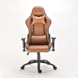 Sang trọng chơi game Gamer ghế máy tính da nâu đua chơi game ghế - Product Image 1