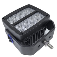 ECE R10 12 36V Off Road Light Square Antivibración 50W 70W Foodlight Heavy Duty Truck LED Luz de trabajo para la industria minera SUV