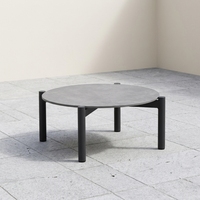 OSMEN Riviera Dia.76 Table basse de table en aluminium fritté pour l'extérieur pour le patio et le jardin.
