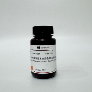 Solarbio Solución de Tinción de <span class=keywords><strong>Hematoxilina</strong></span> con Ácido Fosfotungstínico de Mallory/PTAH de Alta Calidad (Oxidación Natural) Tinte Básico para - Product Image 1