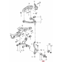 Vorder-und Hinterrad naben lager Hohe Qualität 7 L0498287 4 L0407625A für Volkswagen Touareg 7L 7P Audi Q7 4LB