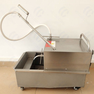 Chariot de filtration d'<span class=keywords><strong>huile</strong></span> en acier inoxydable pour équipement de cuisine de restaurant et restauration rapide / <span class=keywords><strong>Filtre</strong></span> de <span class=keywords><strong>friteuse</strong></span> de haute qualité - Product Image 5