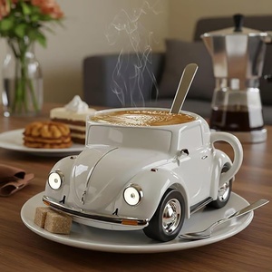Tasse à café créative en forme de <span class=keywords><strong>Mustang</strong></span> et de Beetle avec un design de style campagnard américain pour <span class=keywords><strong>mariage</strong></span> et anniversaire - Product Image 6