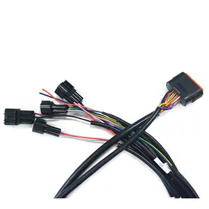 Nuevo conector eléctrico para automóviles Fabricantes Jst Cable con conector de arnés de pantalla MX23A Conectores sellados Cable