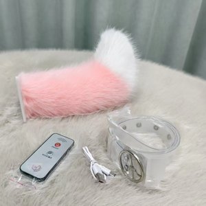 Cola Eléctrica de Peluche Realista con Movimiento, Control Remoto, de Piel Sintética, para Disfraces de Zorro y Lobo, Accesorios de Cosplay y Juego de Rol - Product Image 1