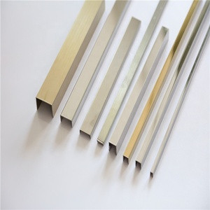 Vendita calda a forma di l <span class=keywords><strong>in</strong></span> metallo trim per gli angoli <span class=keywords><strong>in</strong></span> <span class=keywords><strong>acciaio</strong></span> <span class=keywords><strong>inox</strong></span> spazzolato striscia di oro o di ottone o di colore nero - Product Image 4
