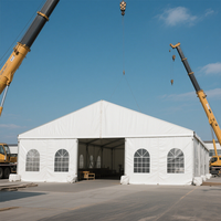 Tenda a Baldacchino Personalizzata per Esterni in Lega di Alluminio Impermeabile e Resistente, Tenda Magazzino per Stoccaggio Industriale