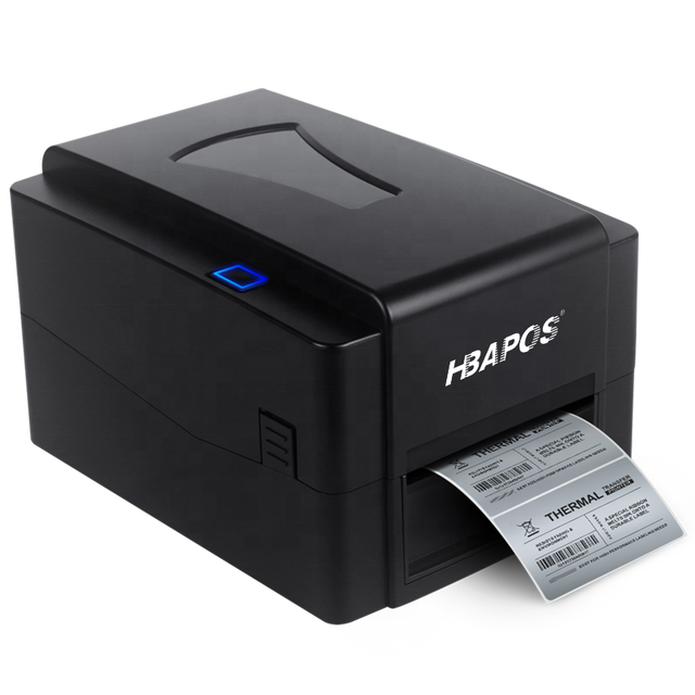 HBAPOS Newest HBA-4301 Roll to Roll Ribbon Sticker Printer Machine Barcode Printer Thermal Transfer Label Printer