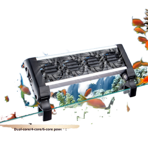 <span class=keywords><strong>Cool</strong></span> <span class=keywords><strong>Fish</strong></span> 220V Salon Aquarium Ventilateur De Refroidissement Écologique Angle Réglable Flux D'air Économie D'énergie pour Poisson Tortue Corail Réservoirs - Product Image 1