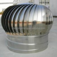 Ventilateur de toit en acier inoxydable, 11 pouces, sans puissance, pour grande maison d'usine