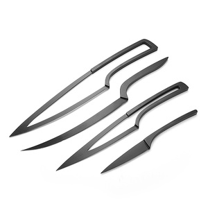 Support magnétique en bois haut <span class=keywords><strong>de</strong></span> gamme 4 en 1 pour couteaux <span class=keywords><strong>de</strong></span> <span class=keywords><strong>cuisine</strong></span> en acier inoxydable dans un coffret cadeau / Ensemble <span class=keywords><strong>de</strong></span> couteaux multifonction pour la <span class=keywords><strong>cuisine</strong></span> - Product Image 2