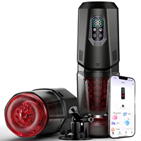 Masturbateur Automatique en Gros pour Adultes avec 7 Modes de Poussée, Rotation et Léchage Vibrants – Machine Sexuelle Mains Libres