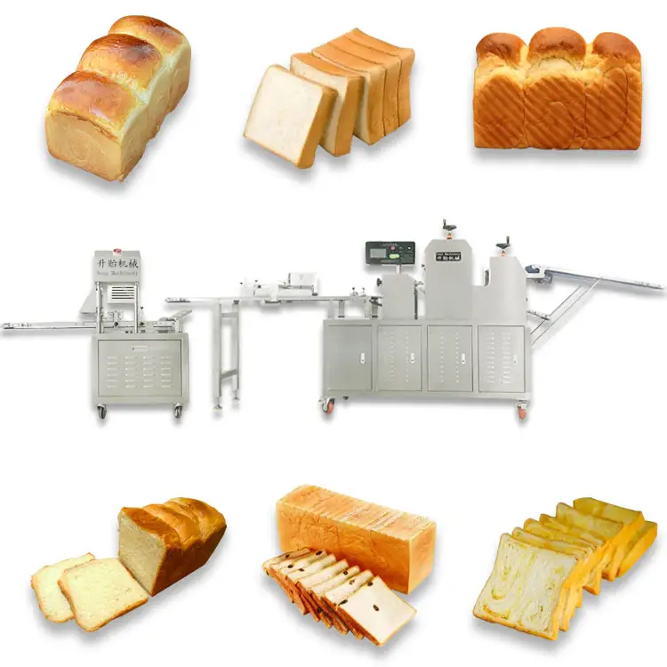 Máquina de panadería automática comercial, máquina para hacer pan tostado