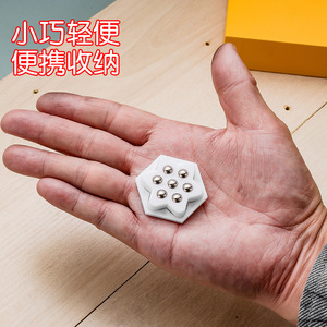 Roulettes pivotantes Niu Xiang Seven Ball, capacité de charge de 60 kg, silencieuses, pour déplacer les meubles, avec support adhésif - Product Image 2